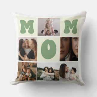 Custom Photo Pillow for Mom – Add Your Own Family 