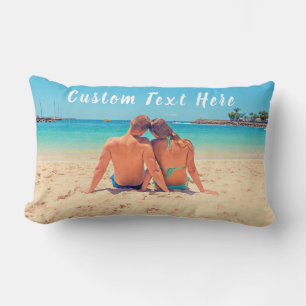 Custom Photo Pillow with Your Photos and Text