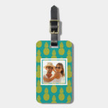 Custom Photo Pineapple Tropical Fruit Luggage Tag