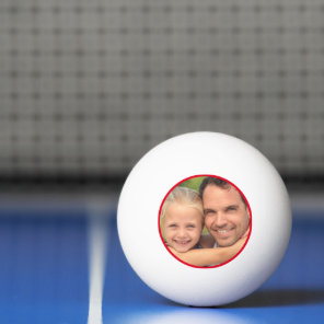 custom photo ping pong ball