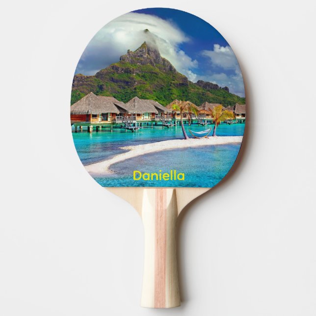 Custom Photo Ping Pong Paddle Personalized Gift (Front)