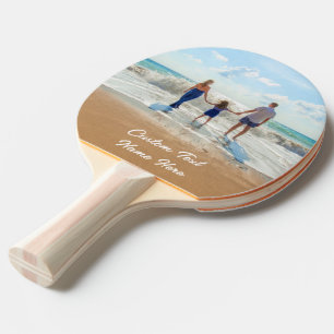 Custom Photo Ping Pong Paddle Personalized Text