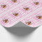 Custom Photo Pink White Plaid Happy 17th Birthday 
