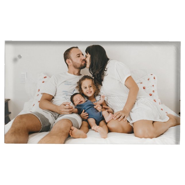 Custom Photo Place Card Holder (Front)