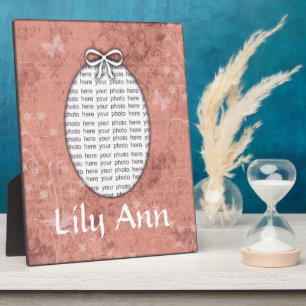 Custom Photo Plaque for Girl Personalized