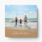 Custom Photo Plaque with Your Photos and Text Gift