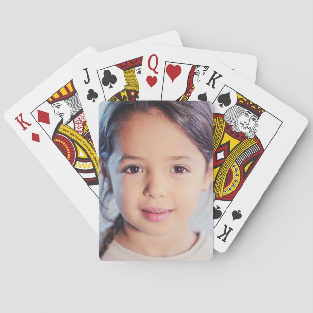 Custom photo playing cards (Back)