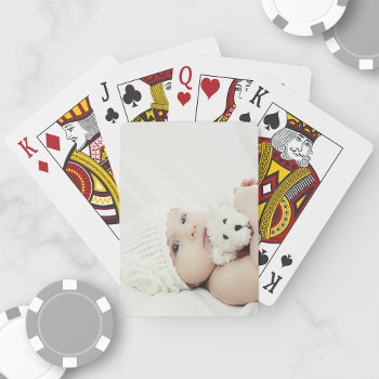 Custom Photo Playing Cards by manadesignco at Zazzle