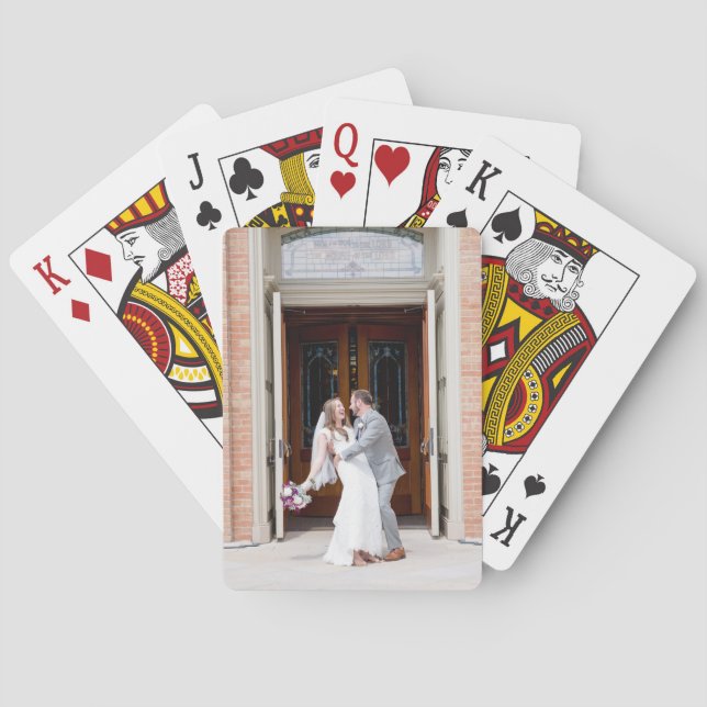 Custom Photo Playing Cards (Back)
