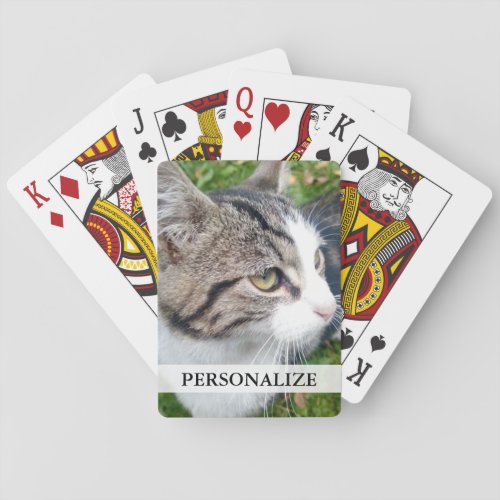 Custom photo playing cards  Add your image here