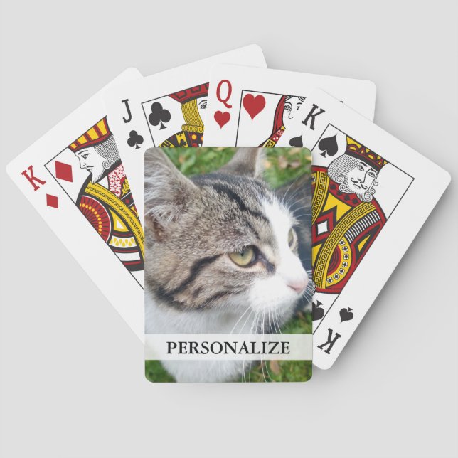 Custom photo playing cards | Add your image here (Back)