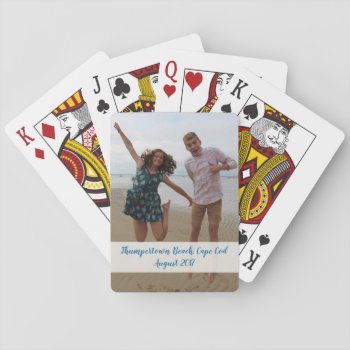Custom Photo Playing Cards - Celebrate Fun Event by Team_Lawrence at Zazzle