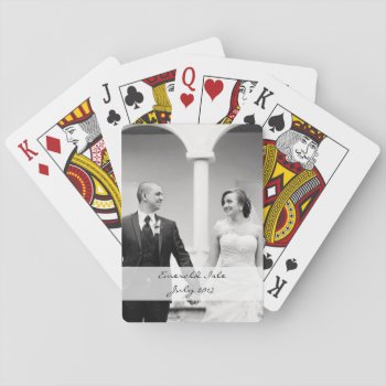 Custom Photo Playing Cards - Personalize by Team_Lawrence at Zazzle