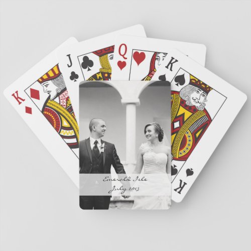 Custom photo playing cards _ personalize