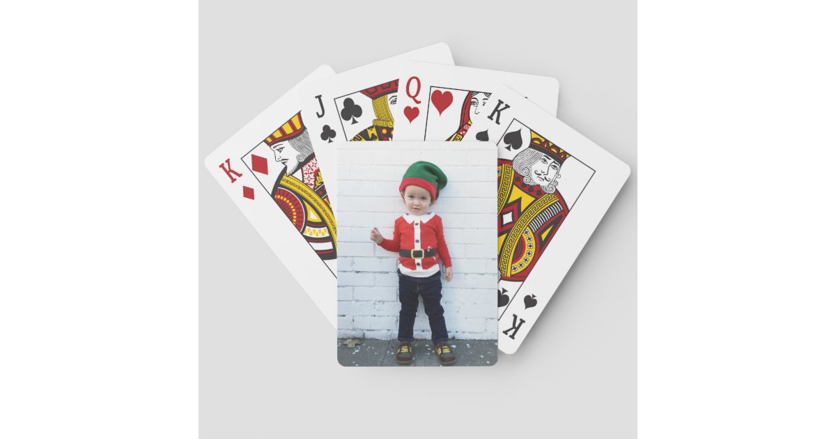 Custom Photo Playing Cards Personalized Card Deck | Zazzle.com