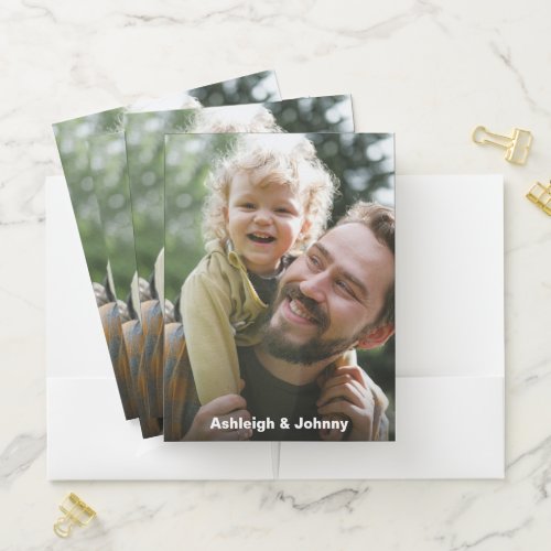 Custom Photo Pocket Folder