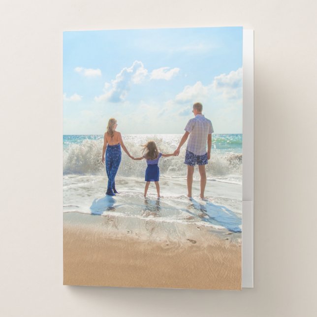 Custom Photo Pocket Folder Your Favorite Photos (Front)