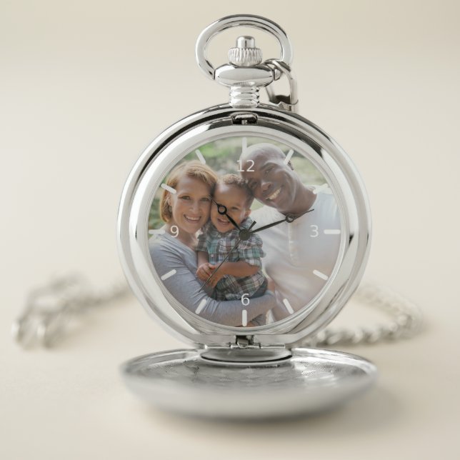 Custom Photo Pocket Watch (Inside)