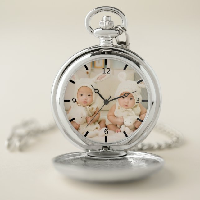 Custom Photo Pocket Watch (Inside)