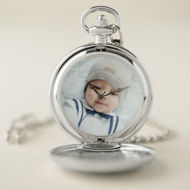 Custom Photo Pocket Watch (Inside)