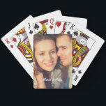 Custom Photo  Poker Cards<br><div class="desc">Custom photo playing cards with names. Replace the photo with your own and change the text. Easy to do right from the product page.</div>