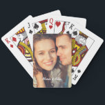 Custom Photo  Poker Cards<br><div class="desc">Custom photo playing cards with names. Replace the photo with your own and change the text. Easy to do right from the product page.</div>