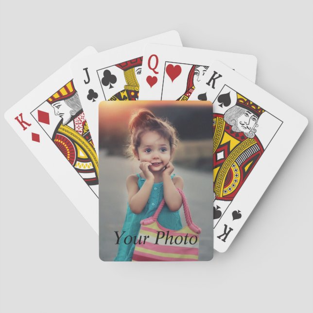 Custom Photo Poker Cards (Back)