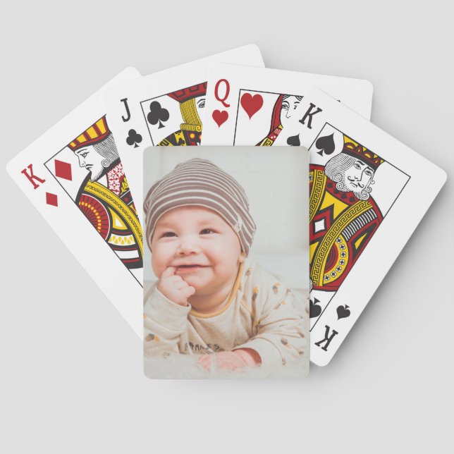 Custom Photo Poker Cards (Back)