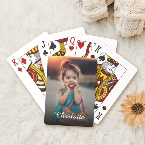 Custom Photo Poker Cards