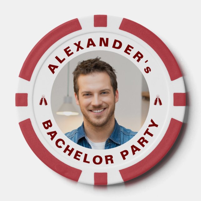 Custom Photo Poker Chips (Front)