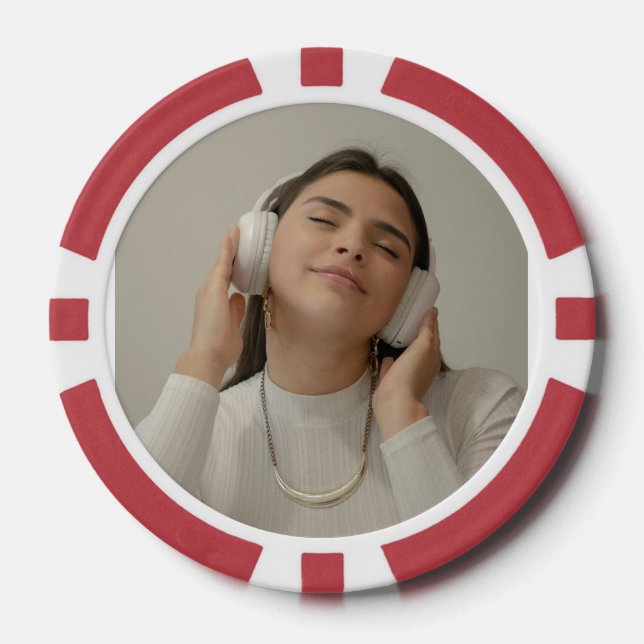 Custom Photo Poker Chips (Front)