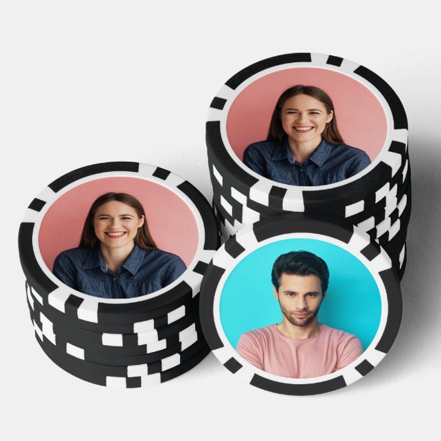 Custom Photo Poker Chips (Stack)