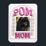 Custom Photo Pom Mom Keepsake Pomeranian Dog Owner Magnet<br><div class="desc">Celebrate your love for your adorable Pomeranian with this “Pom Mom” magnet! Beautiful keepsake to treasure for years to come of your favorite photo of your dog.</div>