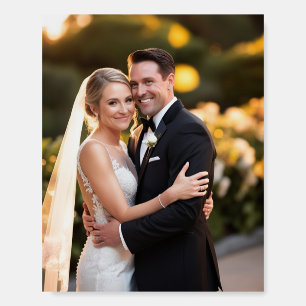Custom Photo Portrait wedding Foam Board