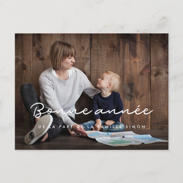 Custom Photo Postcard Good Year (Front)