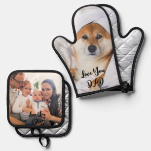 Custom Photo Pot Holders Set