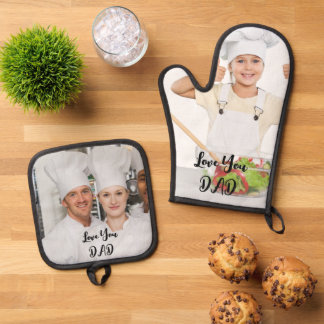 Custom Photo Pot Holders Set