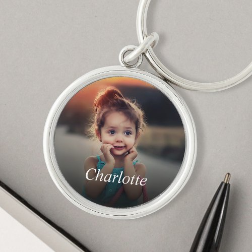 Custom Photo Premium Keychain