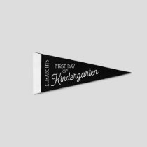 Custom Photo Prop First Day of School Pennant Flag