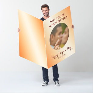 Custom Photo Proposal Card