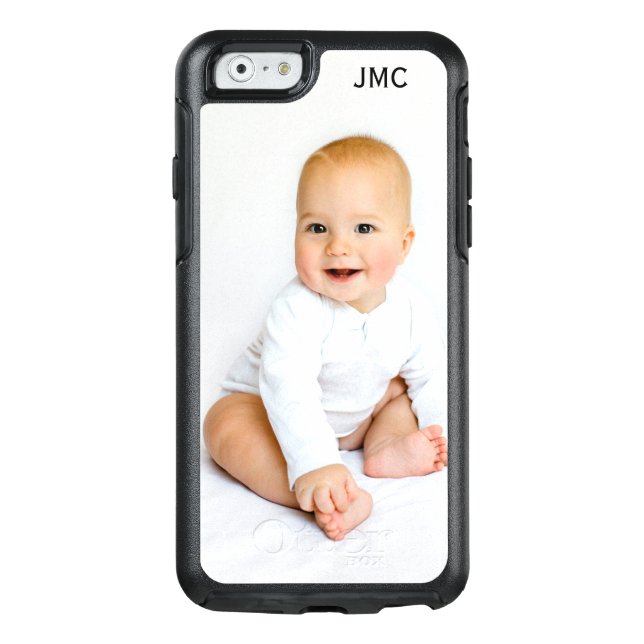 Custom Photo Protective Phone Case With Monogram (Back)