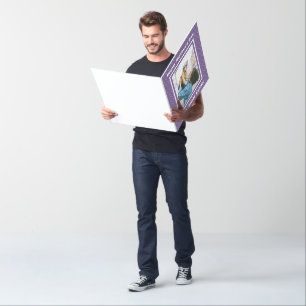 Custom Photo Purple Mother’s Day Card