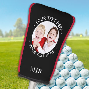 Custom Photo Putter Personalized Golfer Monogram Golf Head Cover