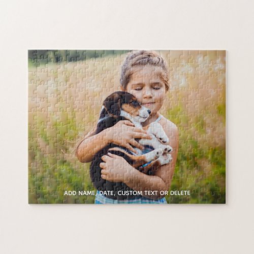 Custom Photo Puzzle With Custom Text Dog Child etc Custom Photo Puzzle With Custom Text Dog Child etc