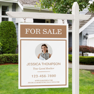 Custom Photo Real Estate For Sale Realtor Yard Foam Board