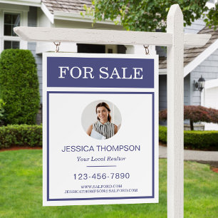 Custom Photo Real Estate For Sale Realtor Yard Foam Board