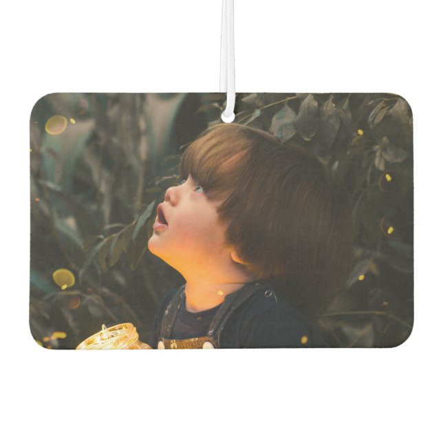 Custom Photo Rectangle Air Freshener (Front)