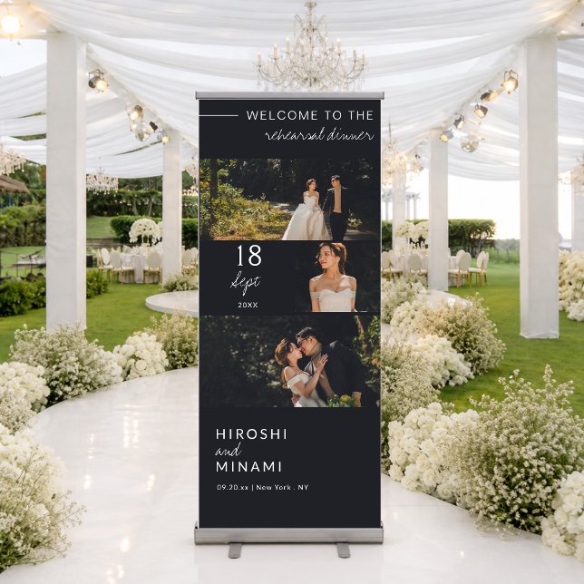 Custom Photo Rehearsal Dinner Welcome Sign (Creator Uploaded)
