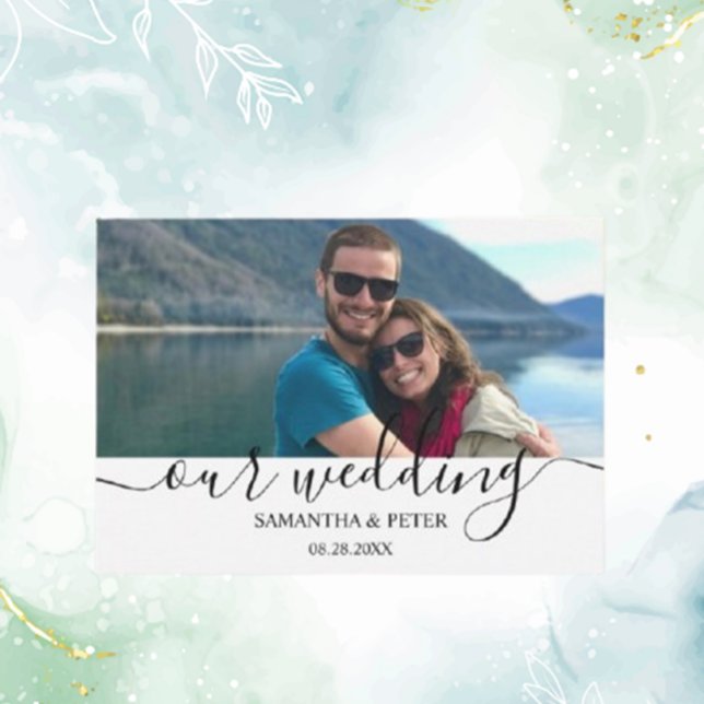 Custom Photo Relaxed Wedding   Banner (Personalize your celebration with style today!)