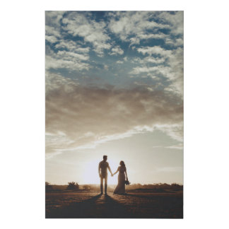 Custom Photo Remember This Moment Wedding Faux Can Canvas Print